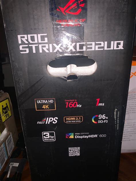 ASUS ROG Strix XG32UQ 32'' 4K UHD Widescreen IPS LCD Gaming Monitor ...