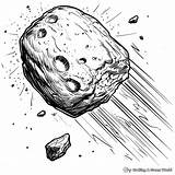 Asteroid Coloring Pages  Free & Printable sketch template