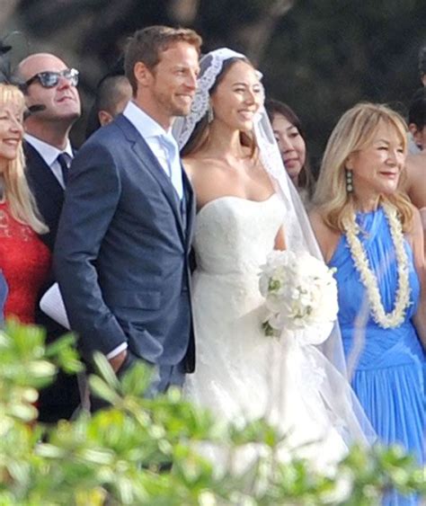 Jenson Button marries model Jessica Michibata in Hawaii | Celebrity News | Showbiz & TV ...