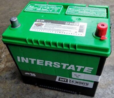 Car Battery-Mt INTERSTATE MT-35 Vehicle Starting Battery | eBay