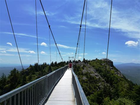 North Carolina Hikes: Grandfather Mountain Mile High Swinging Bridge