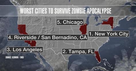 What cities will survive the zombie apocalypse? - CBS News