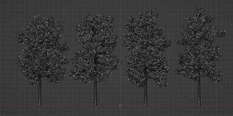 pine trees collection vol 19-Blender - Blender Market