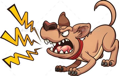 Barking Dog | Cartoon dog, Dog caricature, Dog vector