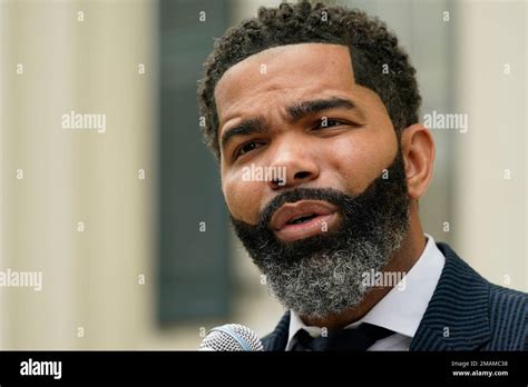 Mayor Chokwe Antar Lumumba speaks during a news conference at City Hall ...