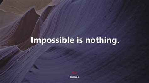 🔥 [20+] Impossible Is Nothing Wallpapers | WallpaperSafari