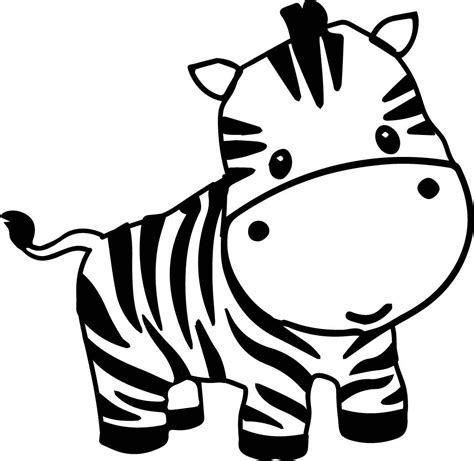 Zebra Black And White Clipart | Free download on ClipArtMag