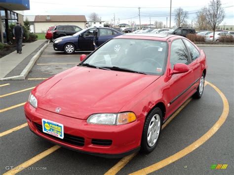 1995 Milano Red Honda Civic EX Coupe #48460981 | GTCarLot.com - Car Color Galleries