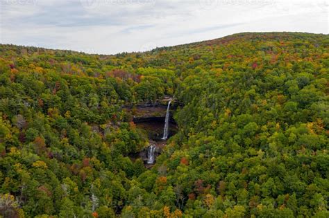 Kaaterskill Falls and Fall Foliage in The Catskill Mountains in upstate New York. 16174515 Stock ...