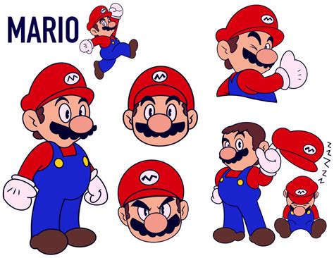 Mario Redesign by DarklightrOfficial on DeviantArt