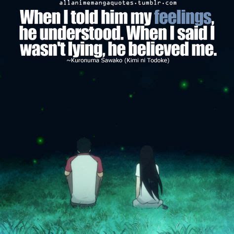 16 Kimi ni Todoke Quotes ideas | kimi ni todoke, manga quotes, anime quotes