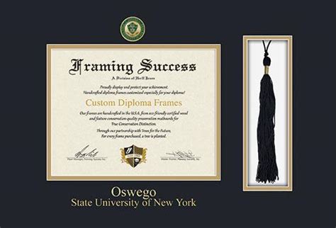 Suny Oswego Graduation 2024 Certificate - Jeane Lorelle