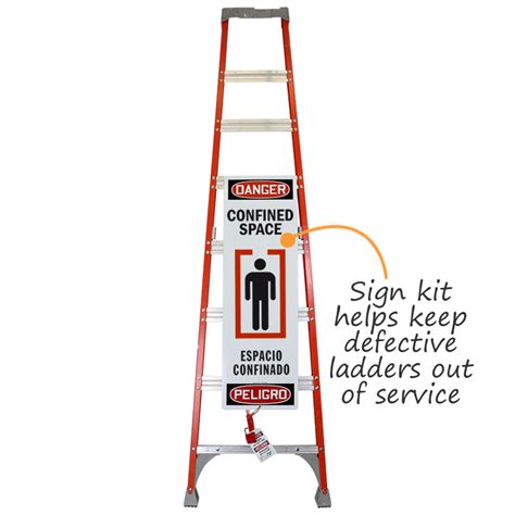 Confined Space Ladder Shield Kit, SKU - S2-1159