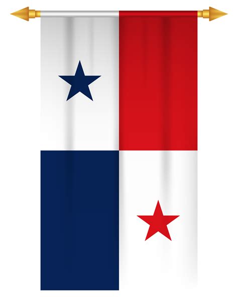 Panamá bandera vertical fútbol americano banderín 35621626 PNG