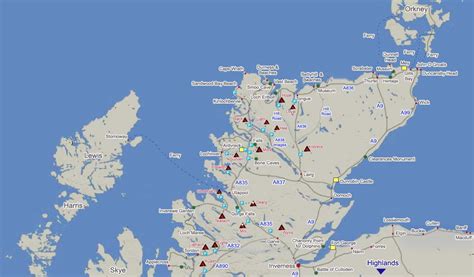 North Scotland Click On Map