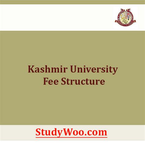 Kashmir University-KU Fees Structure and Courses 2024-25