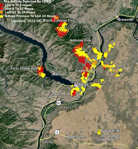 Five fires in Chelan, Washington area, evacuations ordered - Wildfire Today