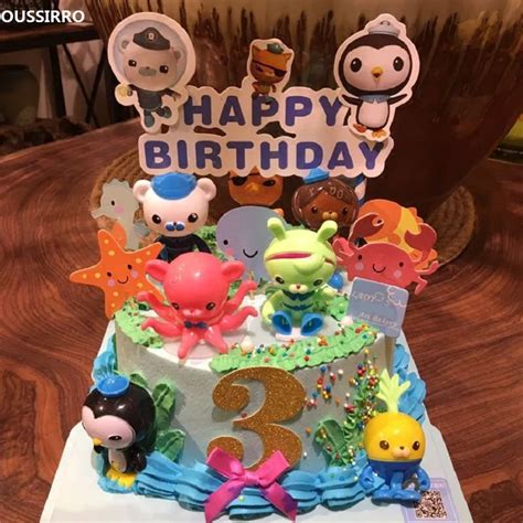 Aliexpress.com : Buy 8Pcs / Set Octonauts Action Figures Toys Birthday Gift + Seabed animals ...