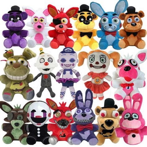 Five Nights at Freddy's FNAF Plushie Toy Cute Plush Bonnie Foxy Chica Kids Gift# | eBay