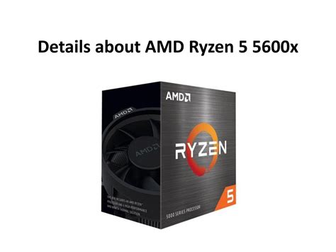 Details about AMD Ryzen 5 5600x by EliteH - Issuu