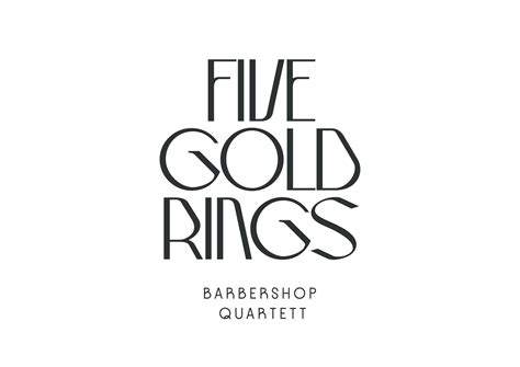 Five Gold Rings - barbershop quartet