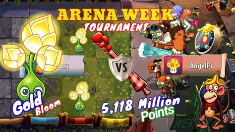 PvZ2 | Arena Tournament | GOLD BLOOM | 5,118 Million Points | Week 35 ...