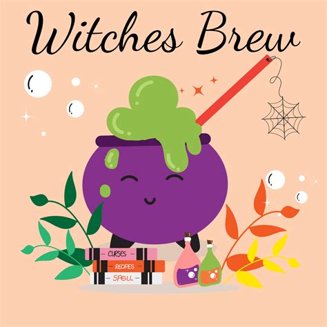 Witches brew cartoon style isolated 14554699 Vector Art at Vecteezy