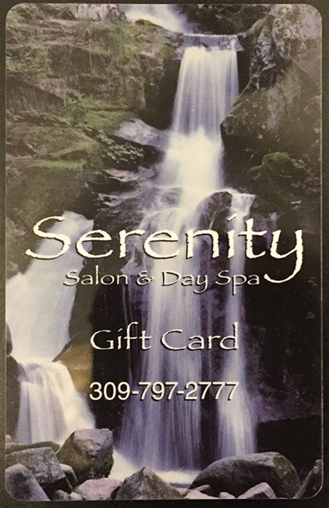 Gift Card Details | Serenity Salon & Day Spa