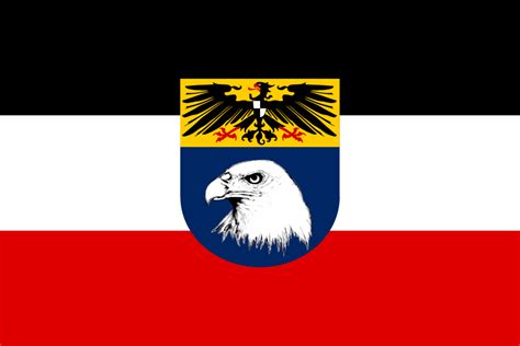 Flag of the German Colony of Deutsch-Amerika (Fictional) : r/vexillology