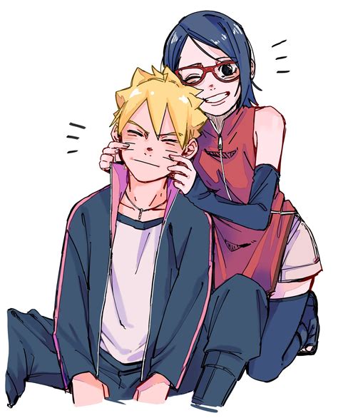 Dessin Boruto Et Sarada - IMAGESEE