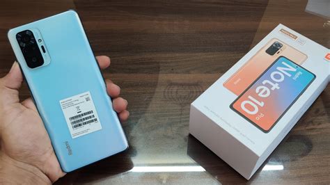 Redmi Note 10 Pro Unboxing & Quick Review 🔥 | 8/128GB | Glacial Blue ...