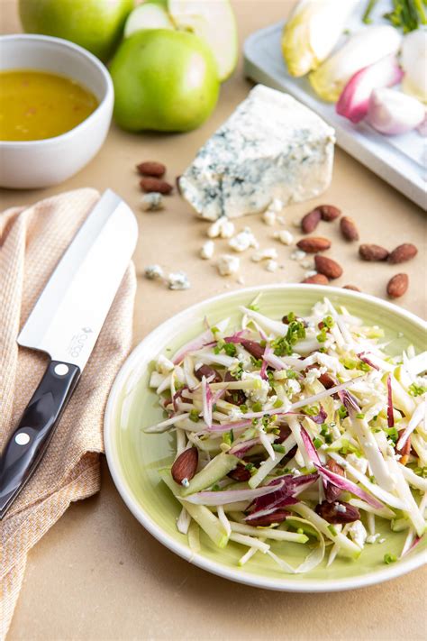 Endive, Apple and Blue Cheese Salad with Smoked Almonds | Recipe | Blue ...