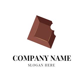 Brown and White Chocolate logo design | Chocolate logo, Logo design ...