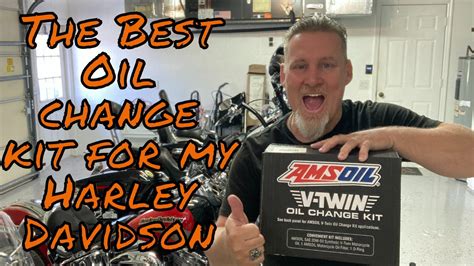 Amsoil Vtwin Motorcycle Oil Change Kit For Harley Davidson Fatboy - YouTube