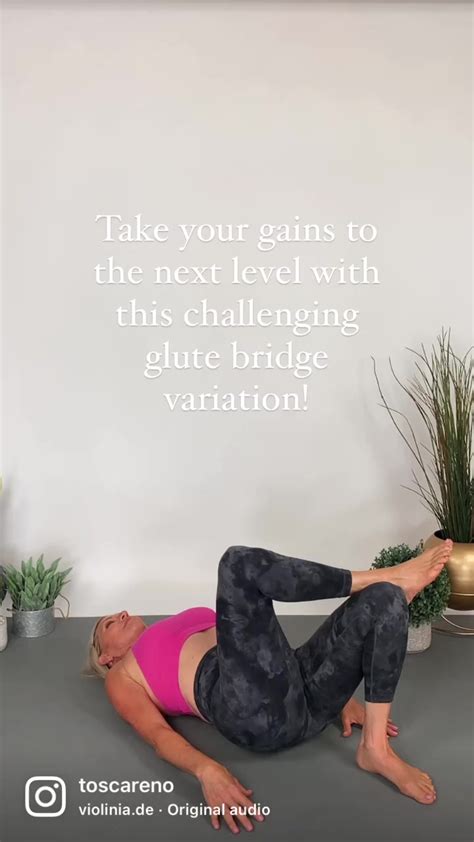 Revamp your glute workout routine with this killer bridge variation! 🍑💪 Feel the burn and watch ...