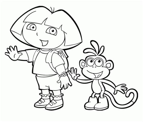 Desenhos da Dora Aventureira Para Colorir - Desenhos Para Colorir