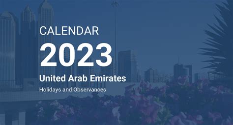 Calendar 2023 Uae – Get Calendar 2023 Update