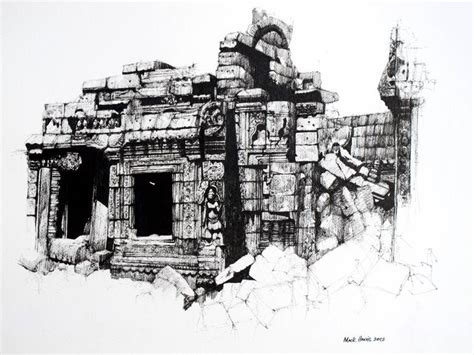 Angkor Wat Sketch at PaintingValley.com | Explore collection of Angkor ...