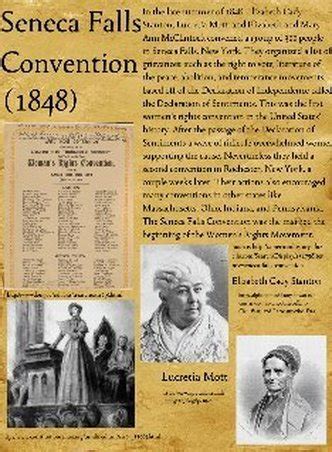 Elizabeth Cady Stanton - Declaration of Sentiments -A Turning Point of the Women's Rights Movements