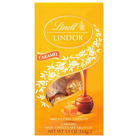 Lindt Lindor Caramel Milk Chocolate Truffles - Shop Candy at H-E-B