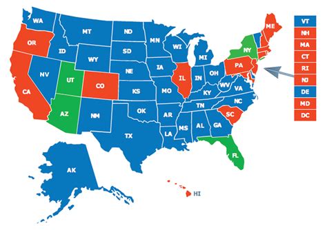 Multi State Ccw Class Texas Concealed Carry States Map Printable Maps ...