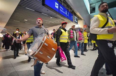 Germany's airport security staff ground flights in nationwide protests ...