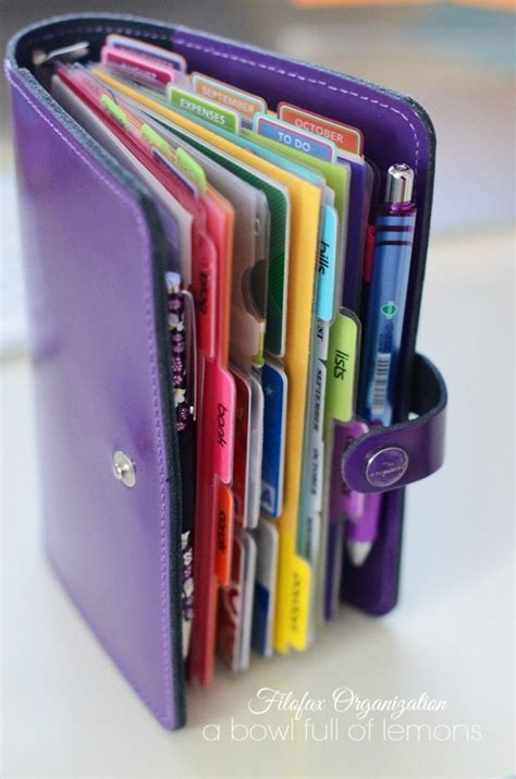 My Filofax Organization... | Filofax organization, Planner organization ...