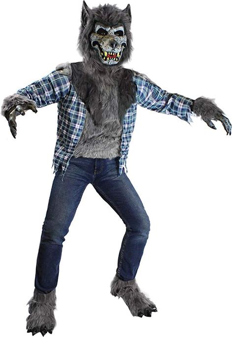 Amazon.com: Spooktacular Creations Werewolf Costume (Extra Large (12-14yr)) Gray: Gateway ...