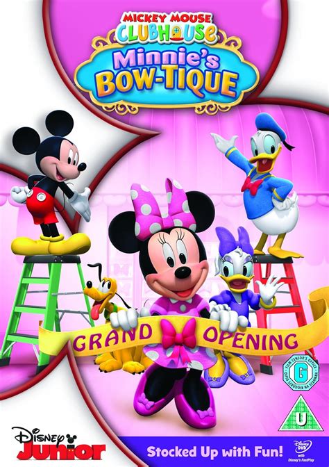 Amazon.com: Mickey Mouse Clubhouse: Minnie's Bowtique [DVD + Retro Badge]: Movies & TV