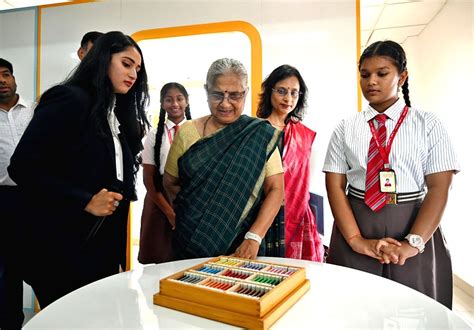 Infosys Foundation Chairperson Sudha Murthy during the inauguration of ...