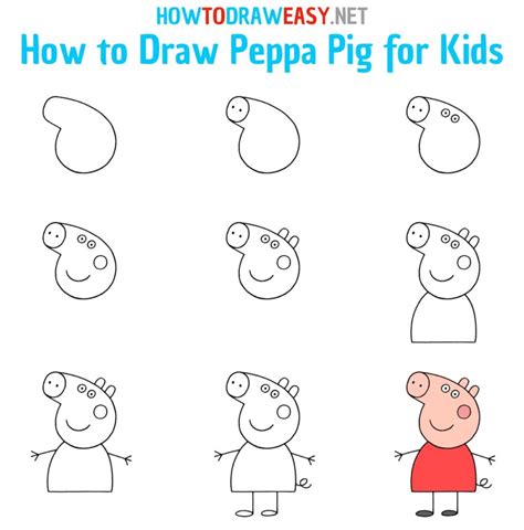 How To Draw Peppa Pig Peppa Pig Peppa Pig Drawing Drawings | Images and ...