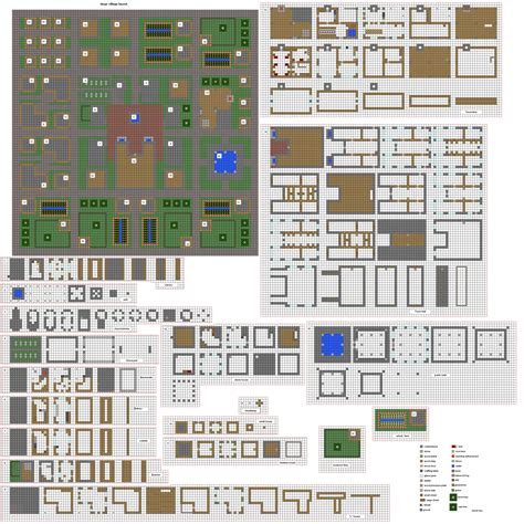 old Village Plans by ColtCoyote on DeviantArt | Minecraft houses blueprints, Minecraft houses ...