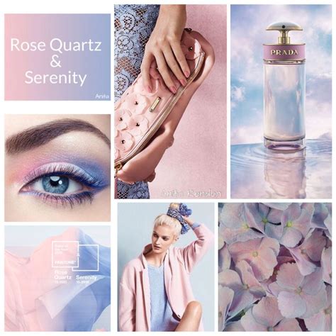 Rose Quartz & Serenity | Pantone rose quartz serenity, Rose quartz serenity, Pantone rose quartz