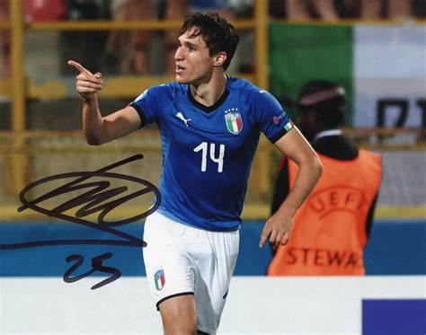 Federico Chiesa – Signed Photo – Soccer (Italy national football team ...